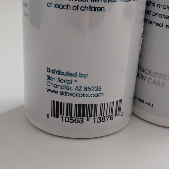 Skin Script Light Aloe Moisturizer 2 oz Hydrated and Protects Lot of 2 SEALED - Picture 6 of 6